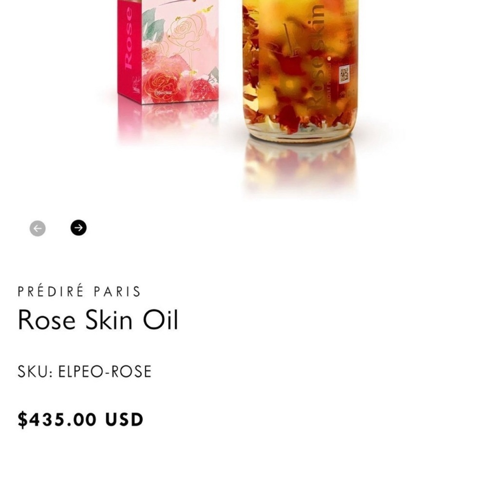 Prédiré Paris Rose Infused Face Oil